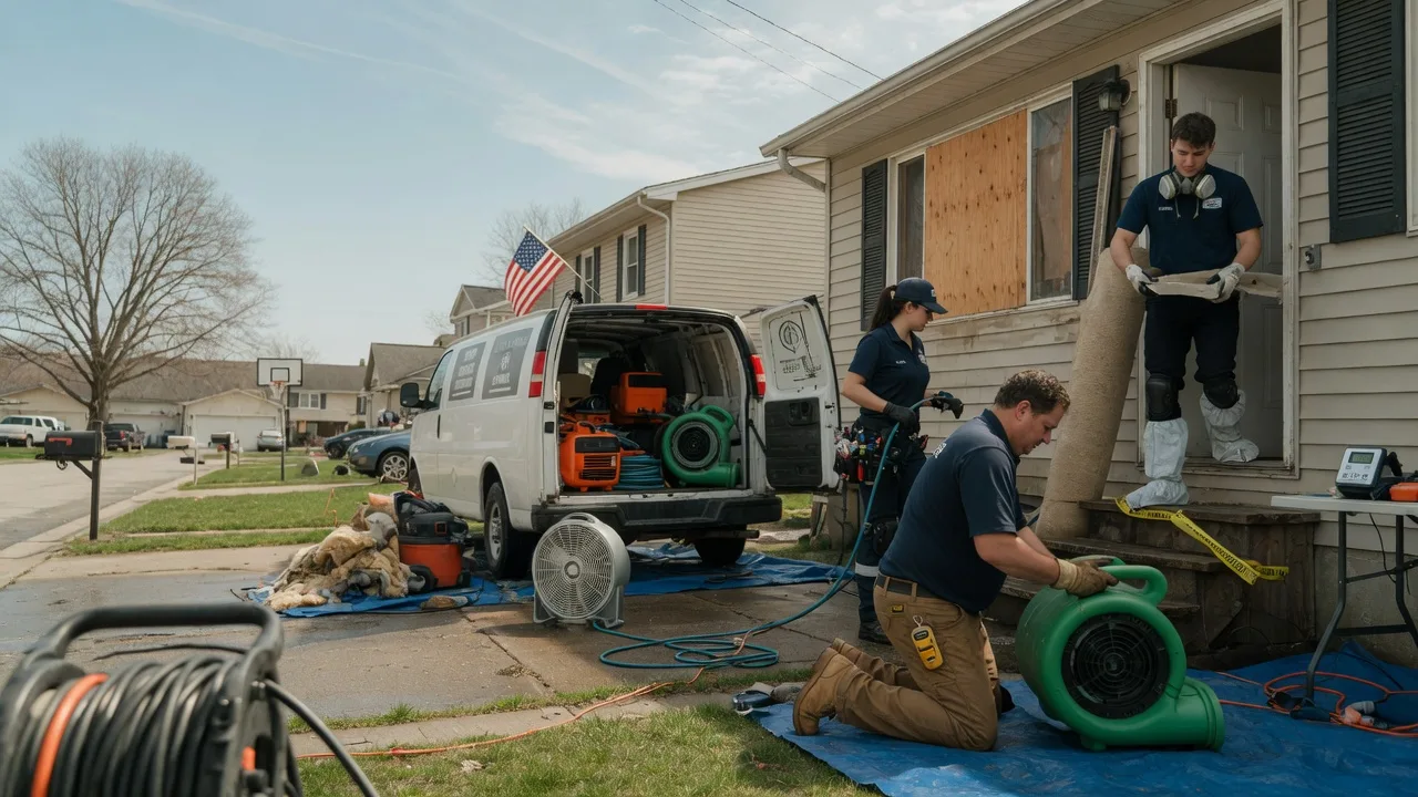Water Damage Restoration in Bremen, OH near me
